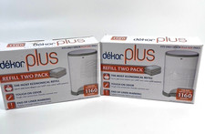 Dekor Plus Diaper Pail Refill 2 Pack Each Holds Up To 1160 Diapers 3 Total bags