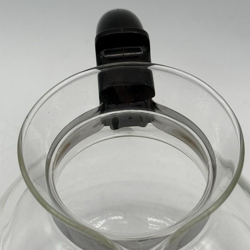 Vintage Gemco The Whistler 8 tazze bollitore vetro caffettiera teiera caraffa NO COPERCHIO - Foto 6 di 11