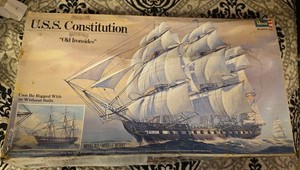 Vintage Revell U.s.s. Constitution Model H398