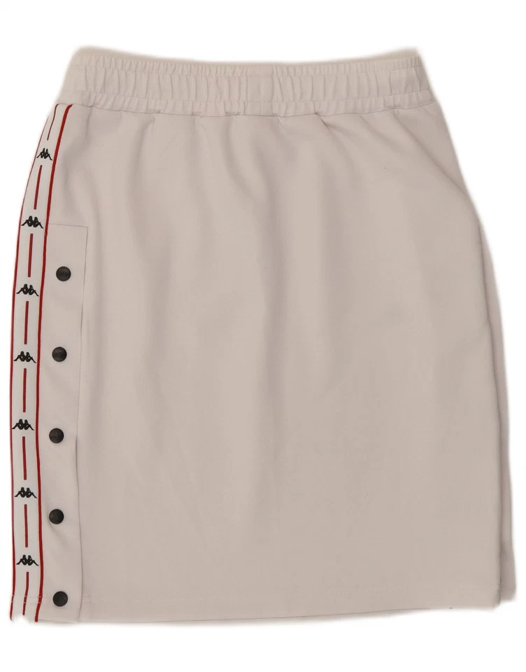 Falda recta gráfica mediana KAPPA para mujer W28 blanca CF09 Foto 2 de 3