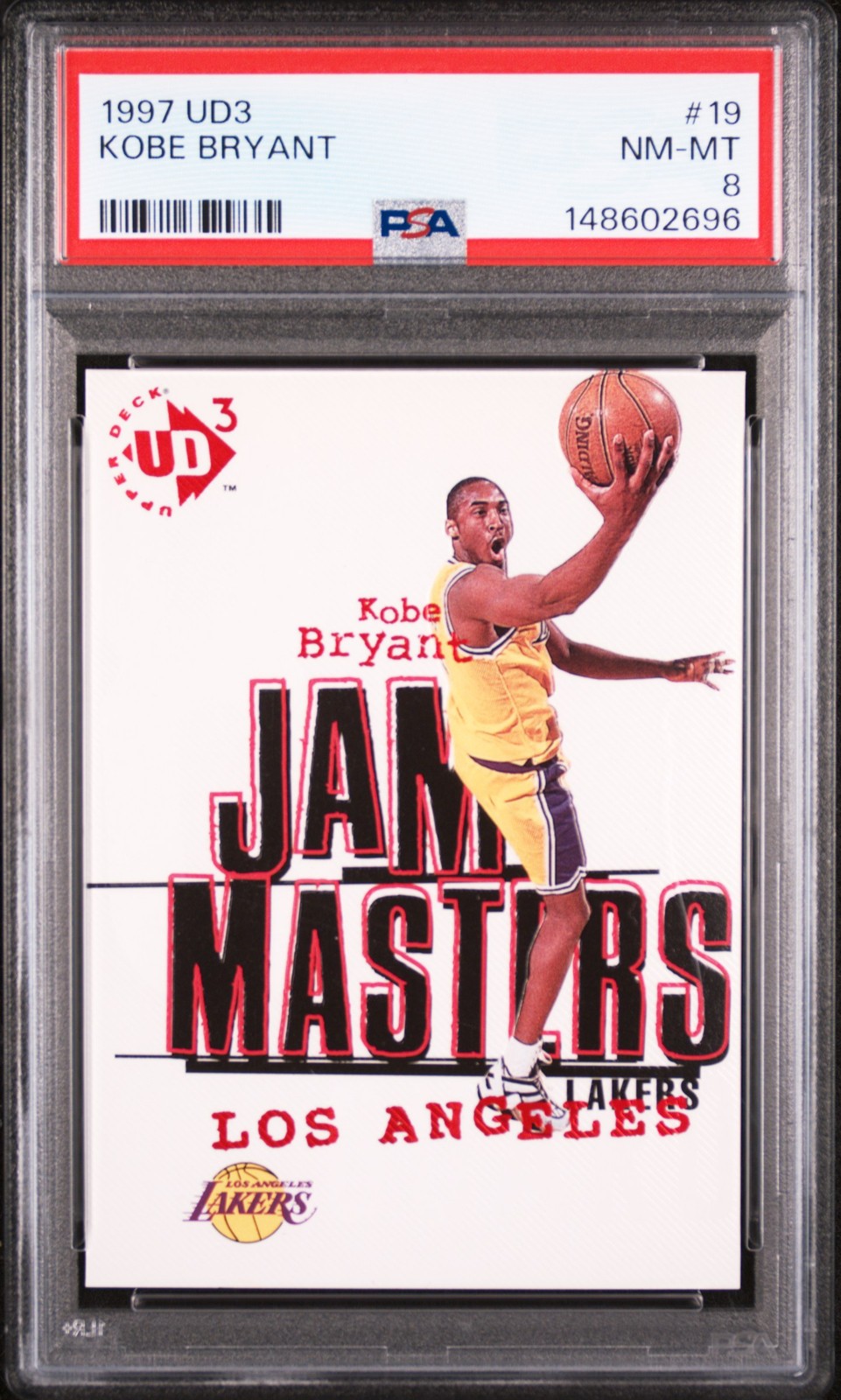 1997 UD3 #19 KOBE BRYANT PSA 8