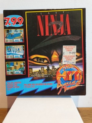 Vintage Amiga Last Ninja 2 - The Hit Squad - Commodore Amiga with manual boxed