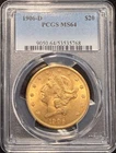 1906 D Liberty Head $20 Double Eagle Gold Coin