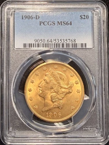 1906-D Liberty Double Eagle — photo from the most recent tracked eBay sale