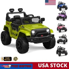 12V Kids Electric Truck Car Ride on Toys w/Remote Power Wheels for Girls Boys
