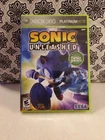 Sonic Unleashed (Microsoft Xbox 360, 2008) Platinum Hits - Complete In Box (CIB)