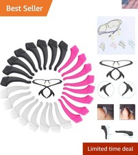 20 Pairs of Silicone Anti-Slip Eyewear Retainers for Kids  Adults - Multi-Color