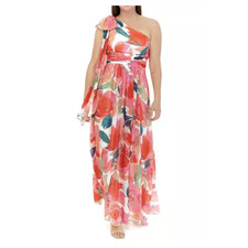 NWT Women's Eliza J EJ2M9830 Floral Shoulder Formal Dress Size 8