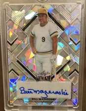 🔥 2022 Leaf Metal Bill Mazeroski Autographed Serial Numbered #BA-BM1 5/5