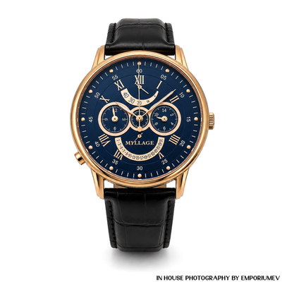 Millage Retrograde Elite M3626 Dual Time Skeleton Automatic Swiss
