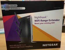 Netgear AC1900 EX7000 Dual Band Nighthawk Wifi Range Extender Wifi Booster