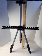 Curate Aluminum Stretch Field Easel - Silver Aluminum - 63 inch - Adjustable Art