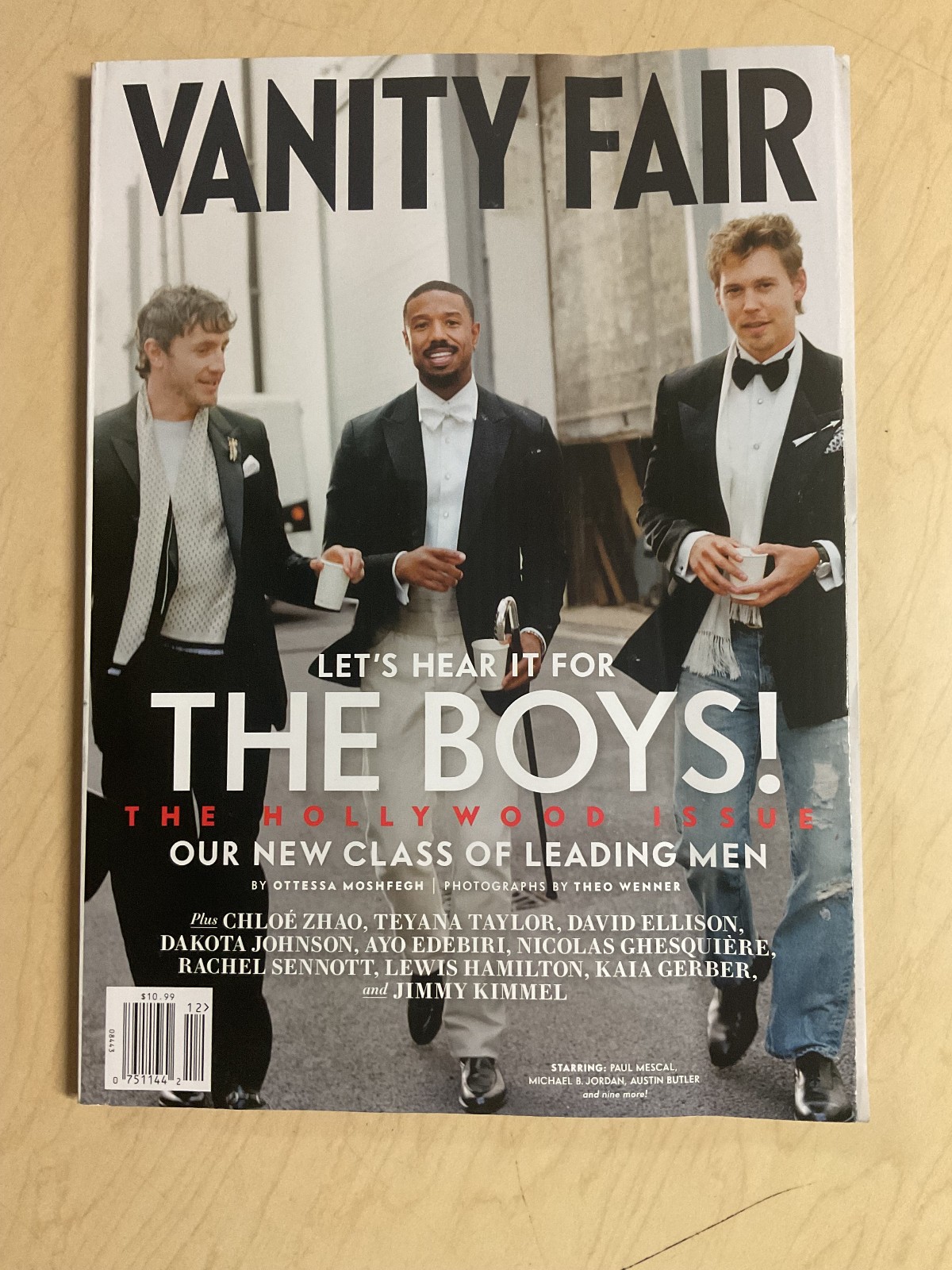 Vanity Fair Hollywood 2026 Jeremy Allen White Glen Powell Jonathan Bailey cover