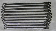 Gearwrench 10pc Metric 120xp Spline Xl Flex Head Ratcheting Wrench Set 86126