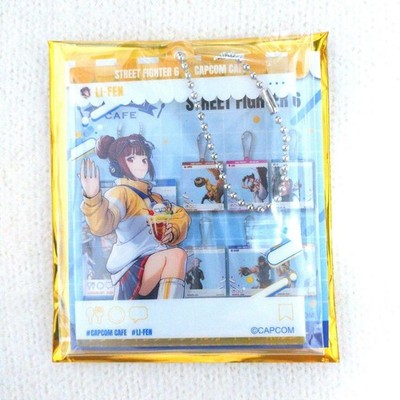 Street Fighter 6 Capcom Cafe LiFen Acrylic Card Keychain  PreOwned,