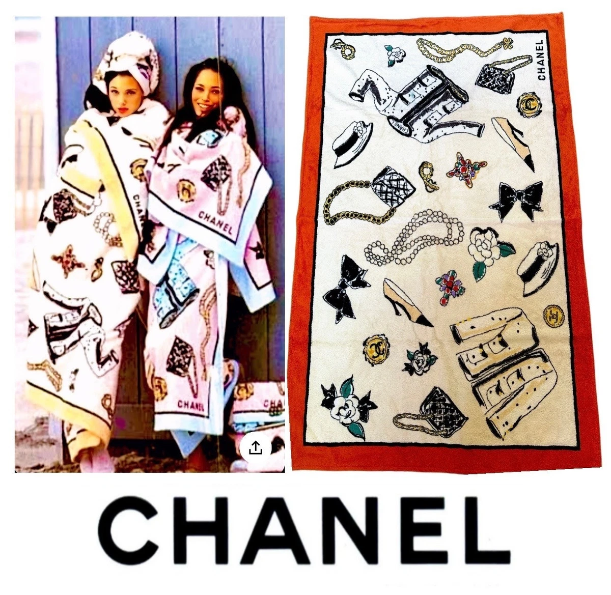 CHANEL Beach In Bath Towels & Washcloths for sale | eBay