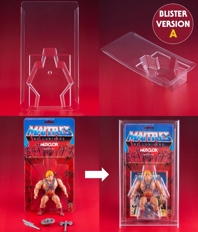 Masters of the Universe MOTU He-Man Schiebeblister / Blister / Case Version A - Bild 1 von 4