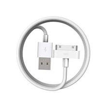 Apple MFi Certified 30-Pin to USB Cable for iPhone 4/4S, iPad 1/2/3, iPod