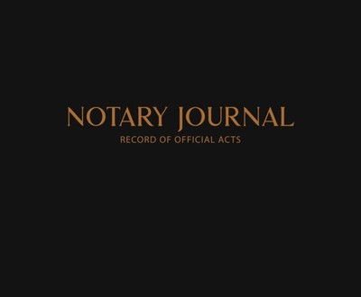 Notary Journal: Notary Public Record Book with 292 Act Entries | 150 Pages | Not
