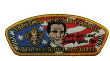 2010 Jamboree Abraham Lincoln IL Four Score Twenty Years Ago JSP YEL Bdr (VT708)