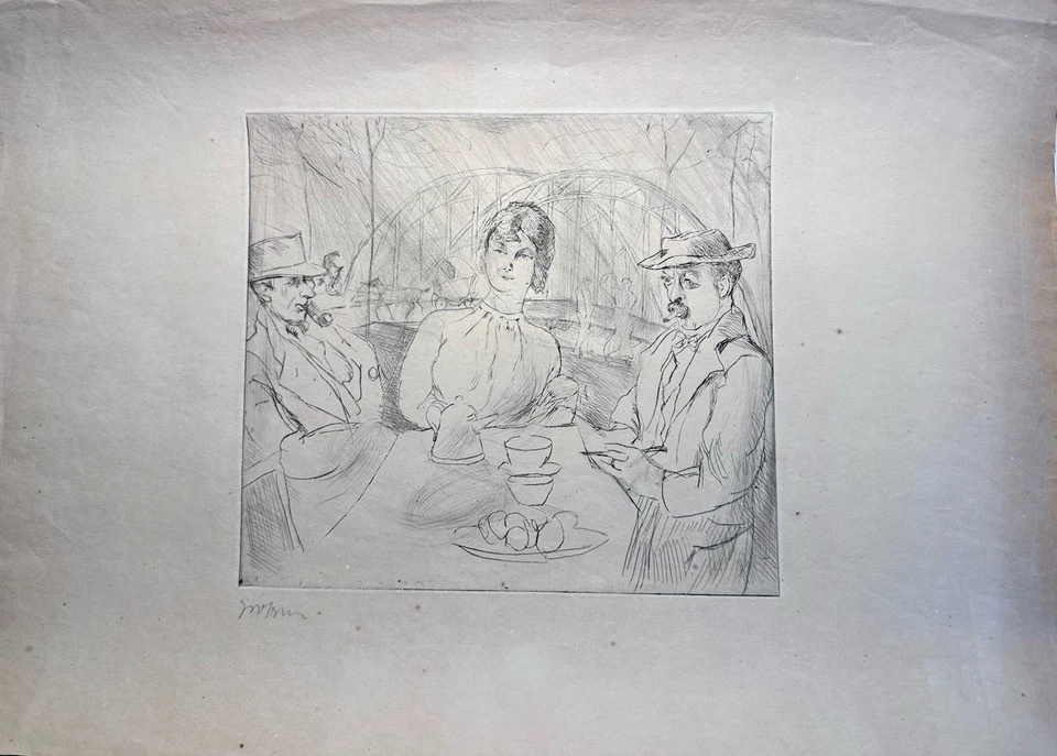 Grossmann, Rudolf ‘…’ um 1925, Radierung, signiert u.l. - Bild 2 von 4