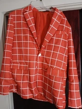 Men's Red Unbranded Blazer  (XL = 46, 48)