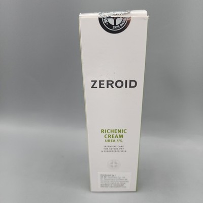 Zeroid Richenic Cream Urea 5% 60ml Intensive Care for Severe dry Skin Exp 04/28