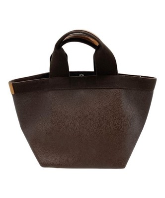 Herve Chapelier ☆707gp Herve Chapelier 707GP Luxe Boat-Shaped Tote Bag Brown Womens Used