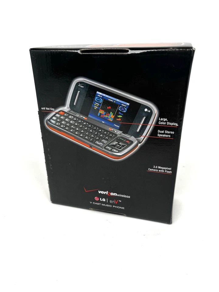 LG enV VX9900 Orange Verizon Flip Phone QWERTY Complete in Box - Tested - MINT - Image 4 of 4
