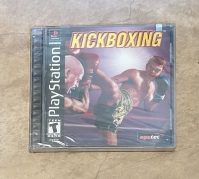 Kickboxing Kick Boxing NEW factory sealed black label PlayStation PSX PS1