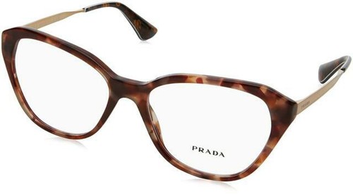 Prada Cat Eye Brown Dusty Pink Frame Sunglasses SPR 16P | eBay display picture 2