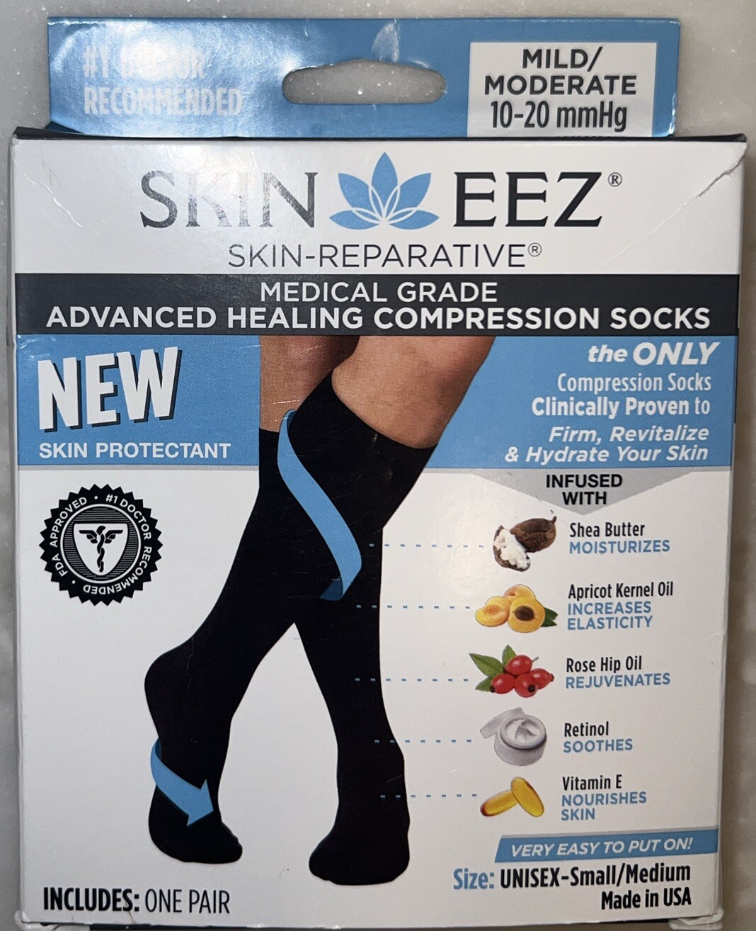 Skineez Compression Socks Medical Grade Advanced Healing 1020mmHg