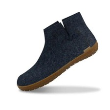 Glerups Mens Denim Boot Honey Rubber Sole EU 43