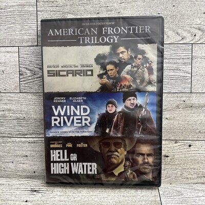 New! American Frontier Trilogy DVD Sicario Wind River Hell Or High Water Sealed