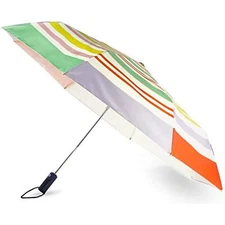 Kate Spade New York Travel Umbrella Lightweight Compact Multicolor NEW