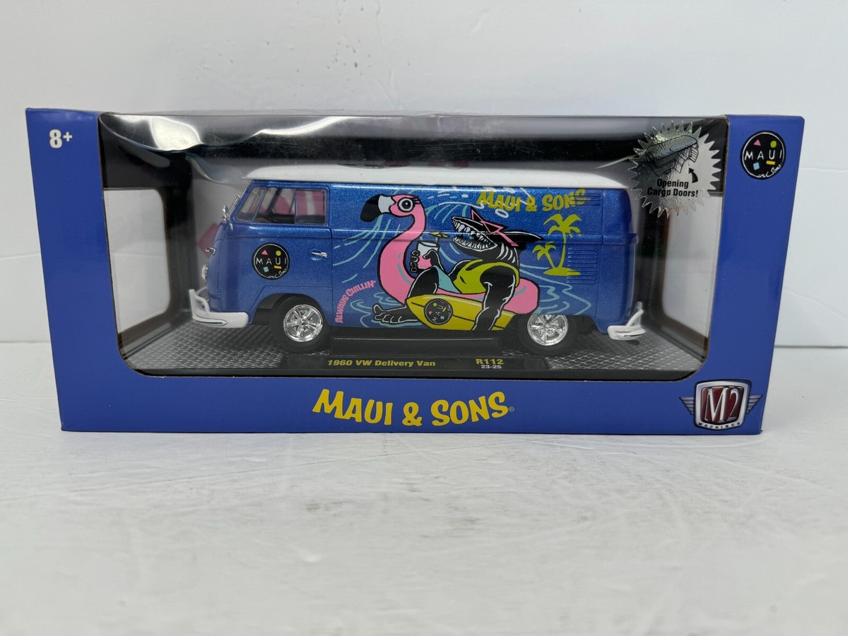 M2 Machines Maui & Sons 1960 Volkswagen Delivery Van 1:24 Diecast