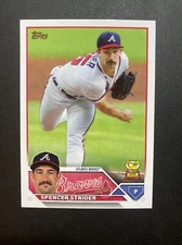 Spencer Strider  2023 Topps Series 2 #602 Rookie Card Gold Cup Atlanta Braves