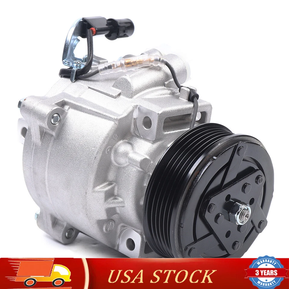 A/C Air Compressor w/Clutch Assembly For 2008-2011 Mitsubishi Lancer /Outlander Foto 2 de 4