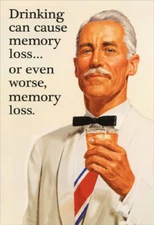 Memory Loss - Nobleworks Funny Birthday Card - Greeting Card by Nobleworks