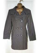 Lee Cooper Brown Wool Blend Outdoor Coat, Size 10 - Bnwt
