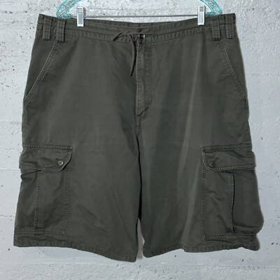 Levi's Silvertab Khakis Olive Green Cargo Shorts Men's Size XL 100% Cotton 