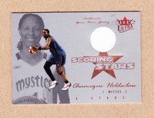 Chamique Holdsclaw 2004 Fleer Ultra Scoring Stars jersey card Washington BV $15