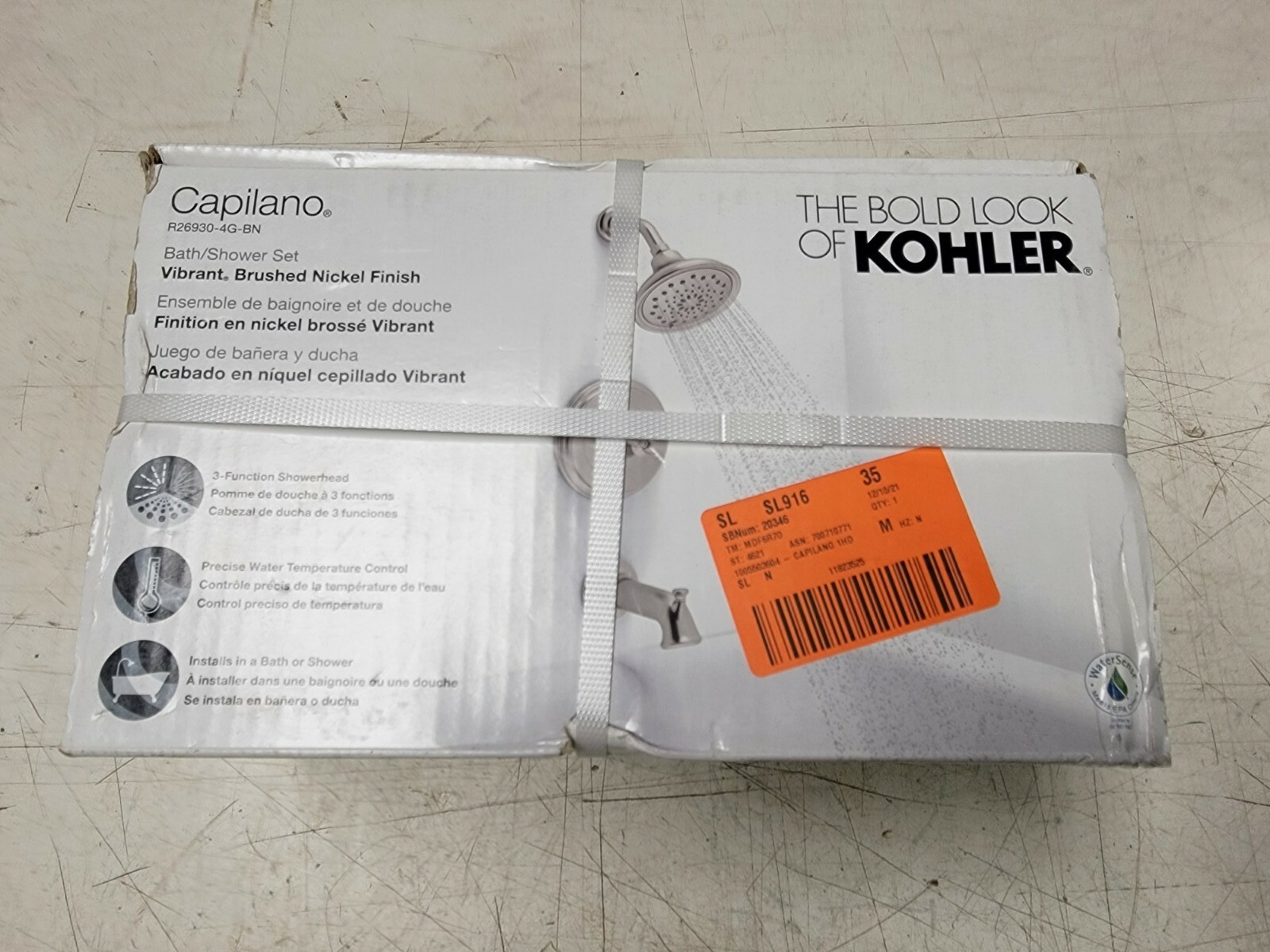 Kohler Capilano Single Handle 3 Spray Tub and Shower Faucet 1005503604