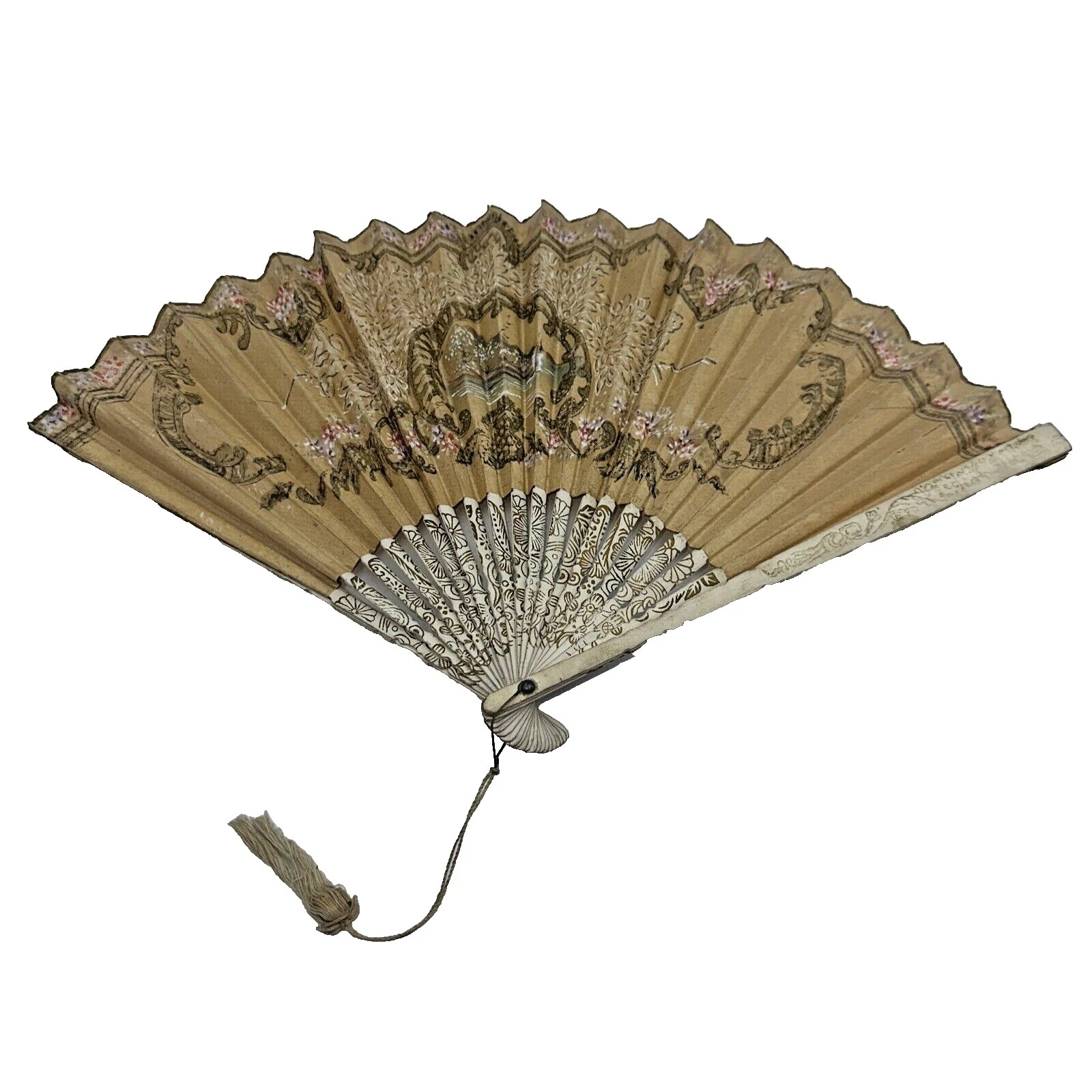 Ocasión especial de madera ventiladores de mano Vintage