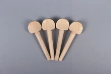 4pcs 4/4 full size violin peg Natural maple High quality violin parts
