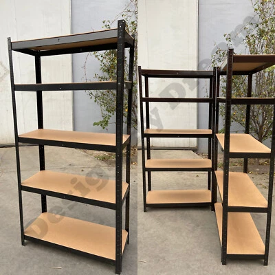 DAYPLUS® 2024 Garage Shed Racking Storage Shelving Units Boltless Metal Shelves 5 Tier UK