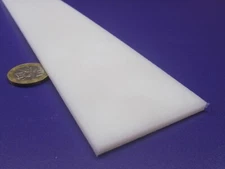 Hdpe White Bar 3/16" (.188") Thick x 2.25" Wide x 36" Long, 4 Pcs, 12 Ft Total