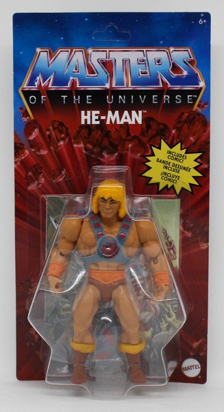 HE-MAN MASTERS OF THE UNIVERSE ORIGINS - HE MAN - MATTEL - HEMAN MOTU - NUEVO