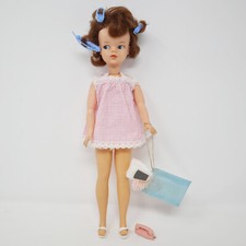 VINTAGE 1960s PEDIGREE MIE ENGLAND SINDY 1ST SINDY DOLL RARE AUBURN SLEEPY TIME