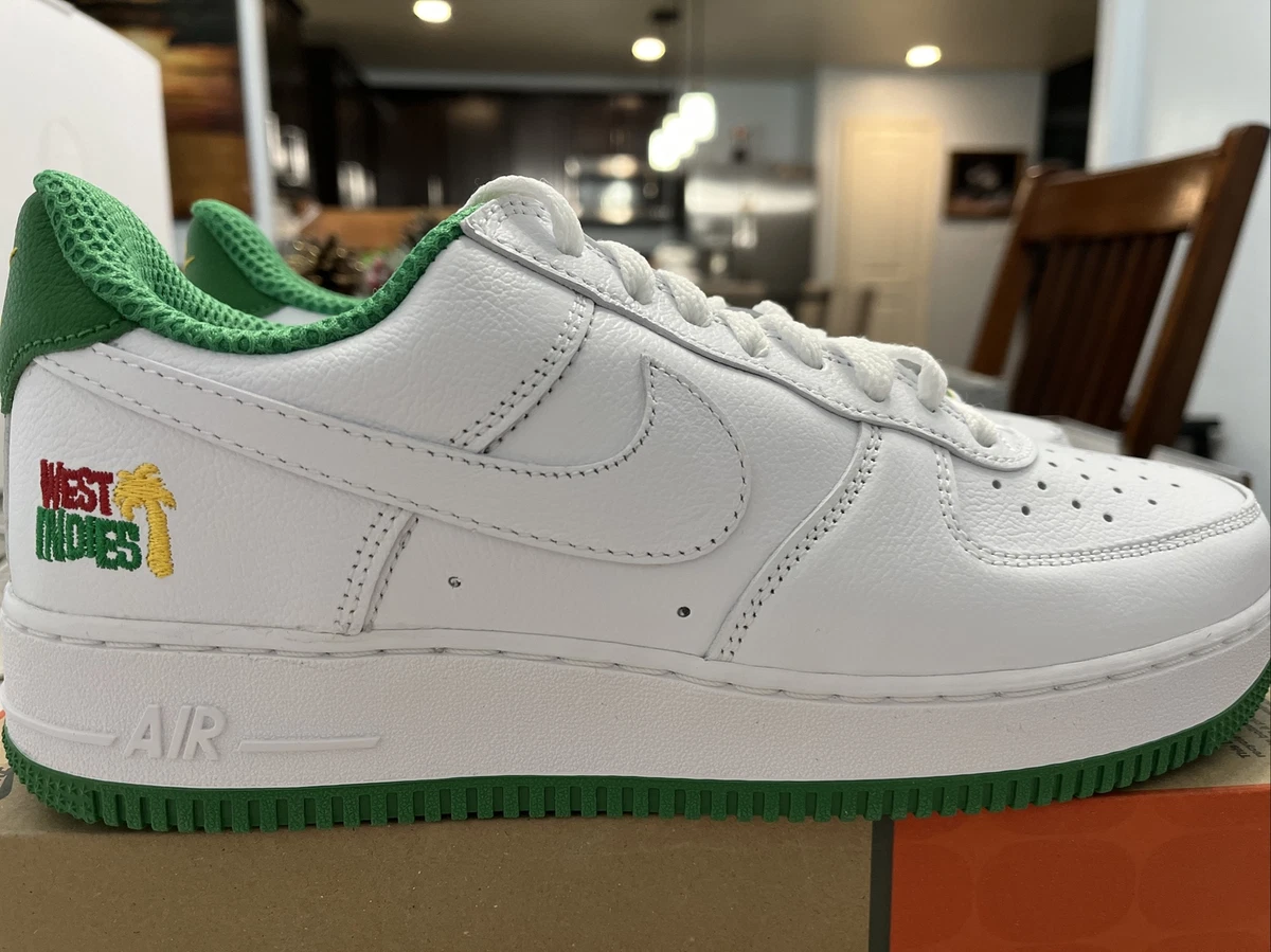 Nike Air Force 1 West Indies Men's Shoes White-Classic Green dx1156-100 